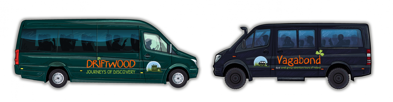 Vagabond and Driftwood Tour Vehicles