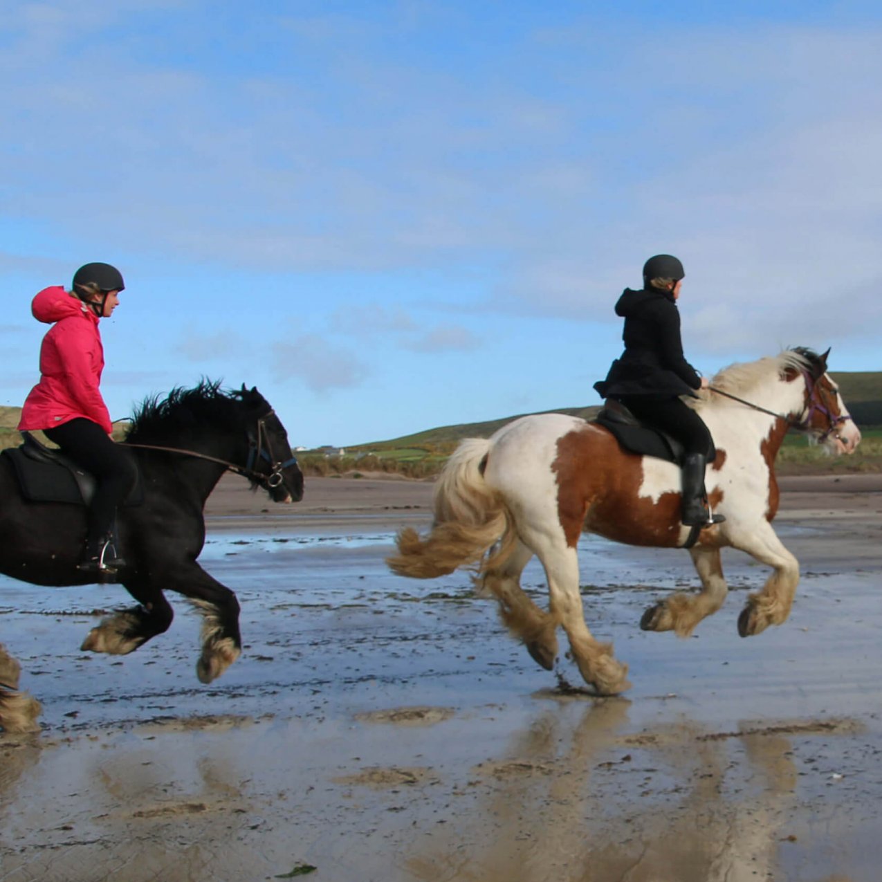 Horse Riding on an Irish Beach