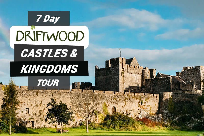 7 Day Driftwood Castles and Kingdoms Tour showing Cahir Castle walls and keep in sunshine