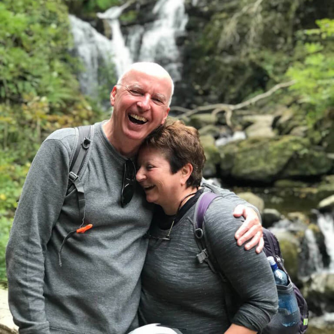 Kevin and Paula at Torc Waterfall