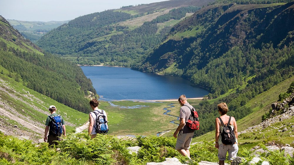 Hiking through the Wicklow Mountains