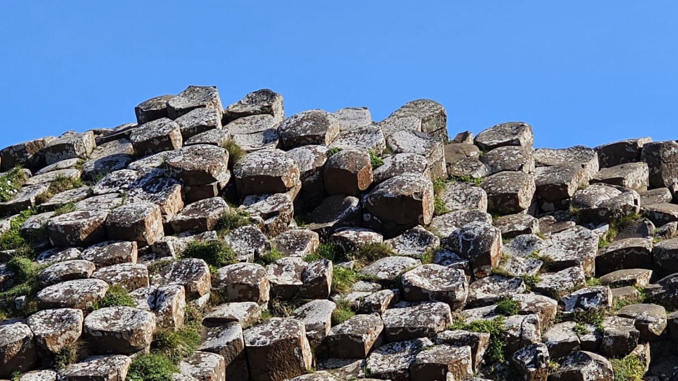 Basalt columns on the Giant's Causeway