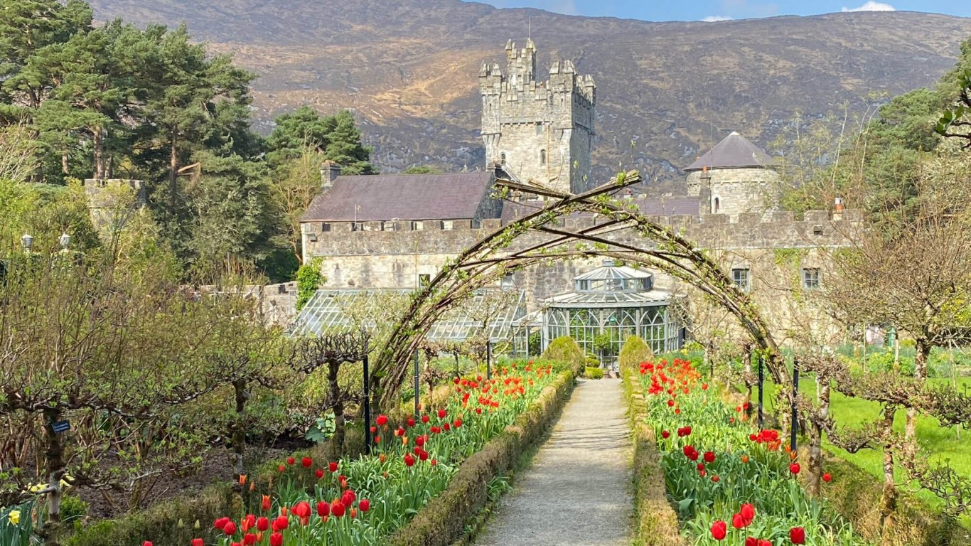 Glenveagh Castle Gardens in Ireland