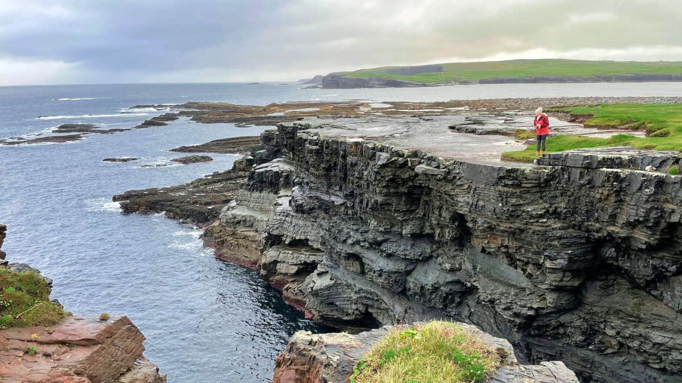 Kilkee Cliffs in Clare, Ireland