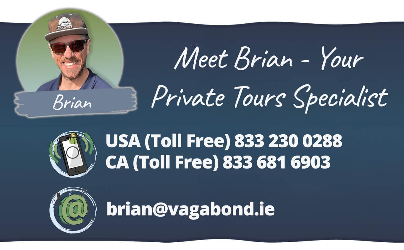 Meet Brian Your Private Tours of Ireland Specialist - email brian@vagabond.ie