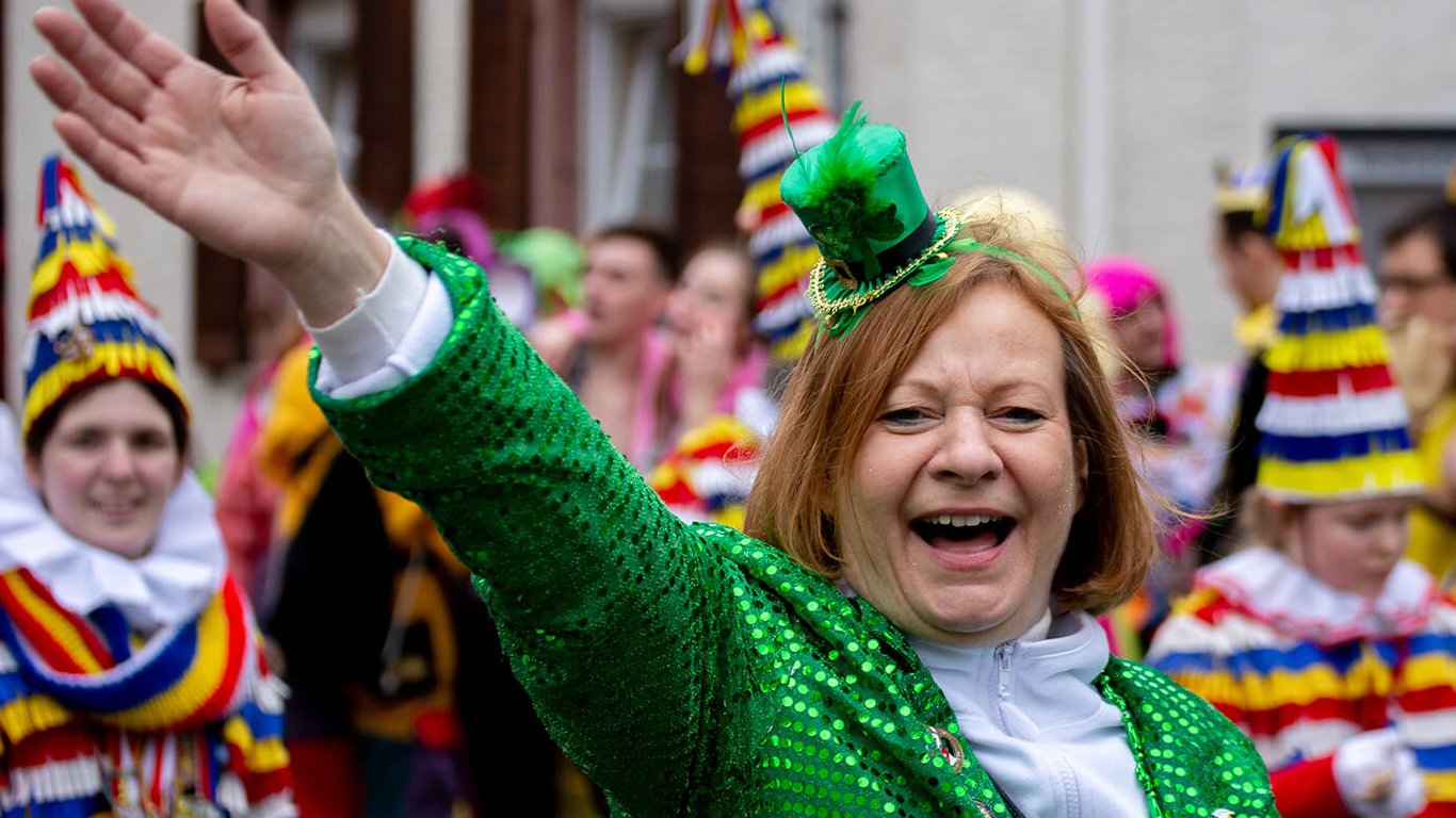 Irish woman with red hair