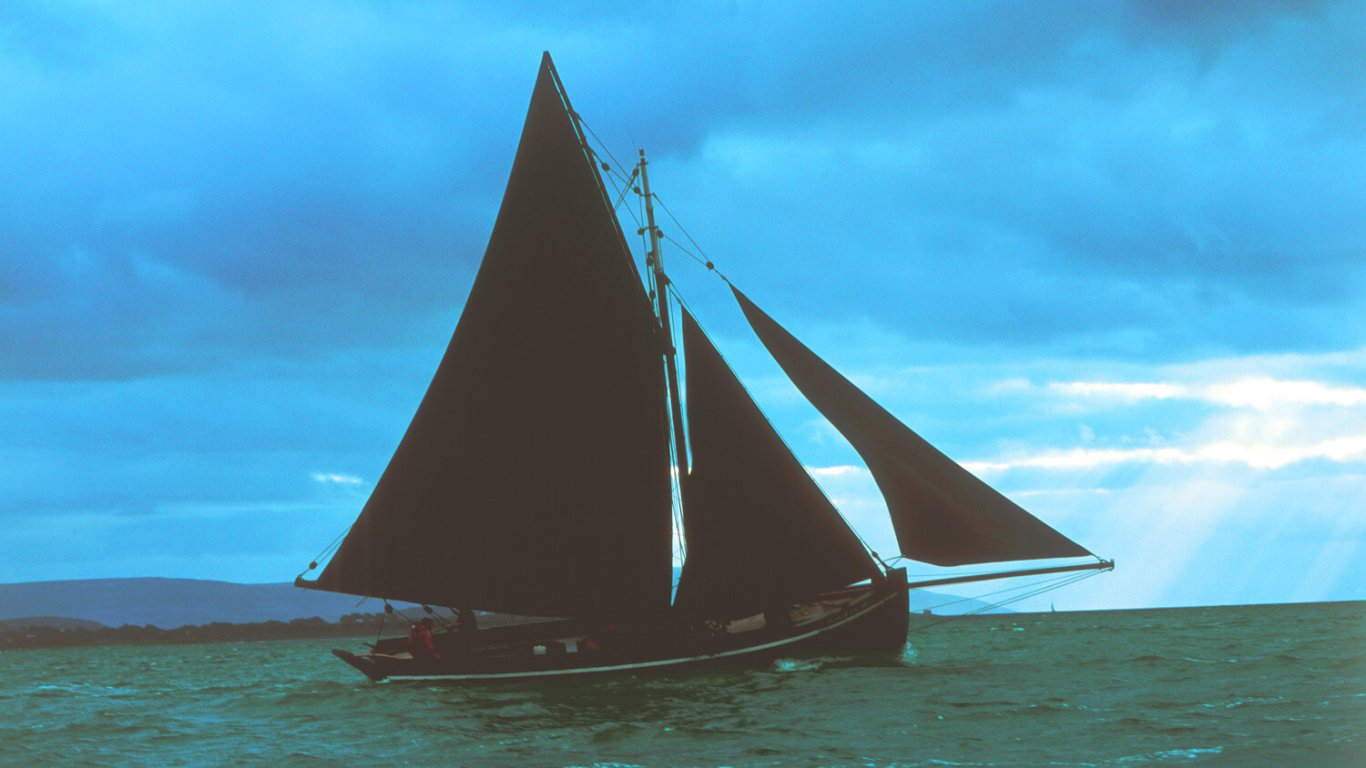 Galway Hooker boat in Ireland