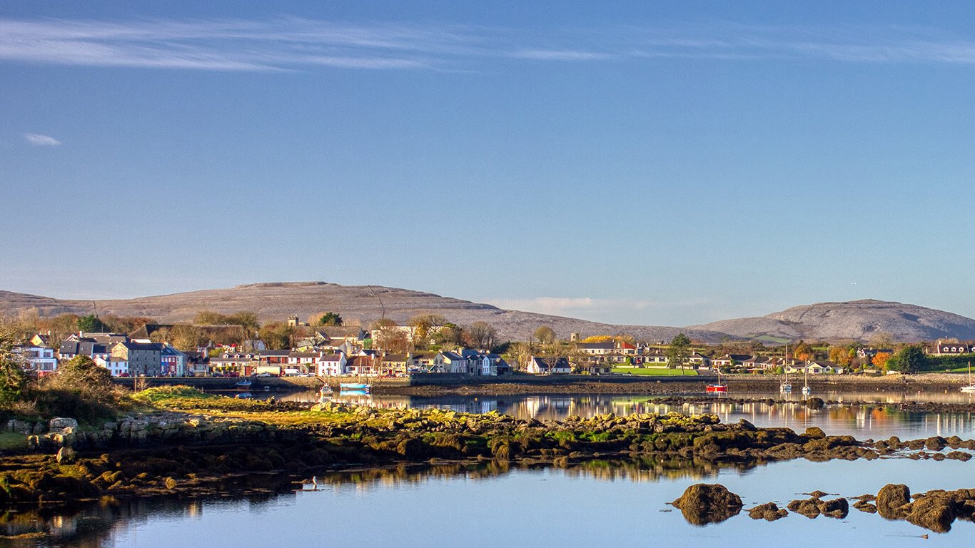 The scenic town of Kinvara in Galway