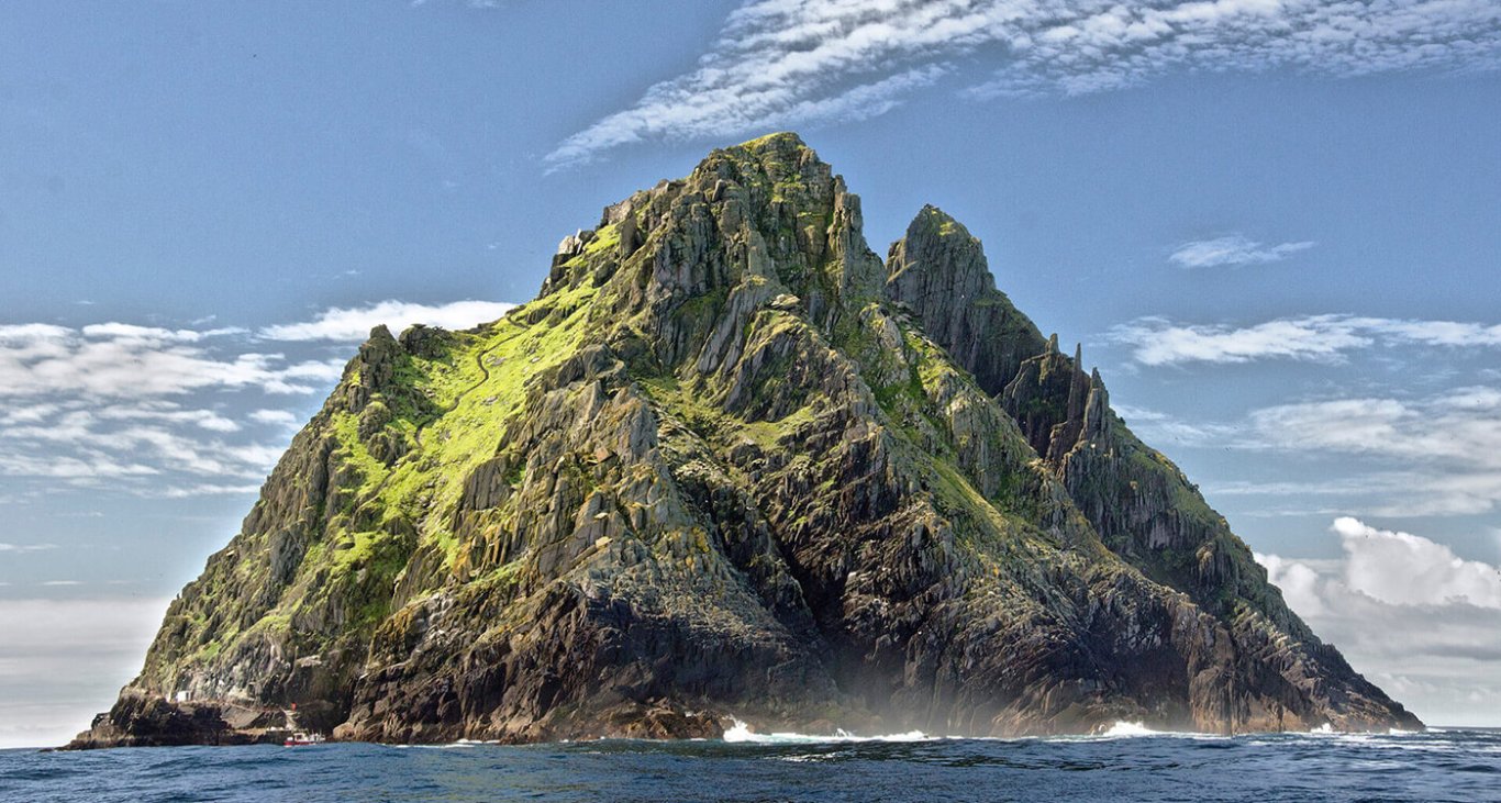 Skellig Michael Island in Ireland