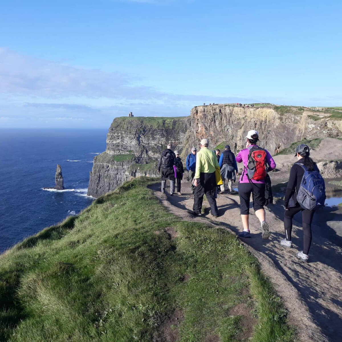 Hiking to the Cliffs of Moher, Clare
