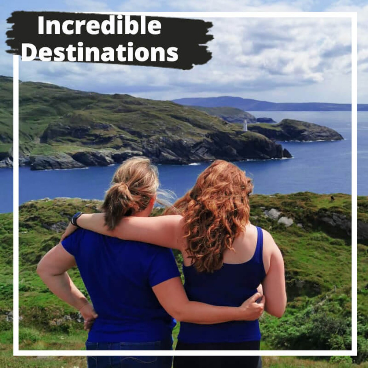 Incredible Destinations with a mum and daughter hugging
