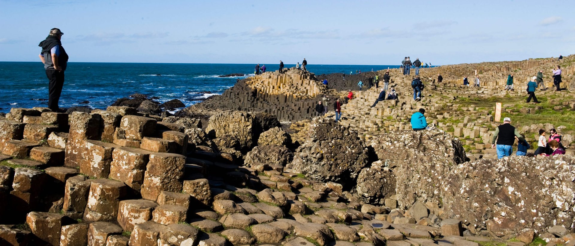 guests at the Giants Causeway
