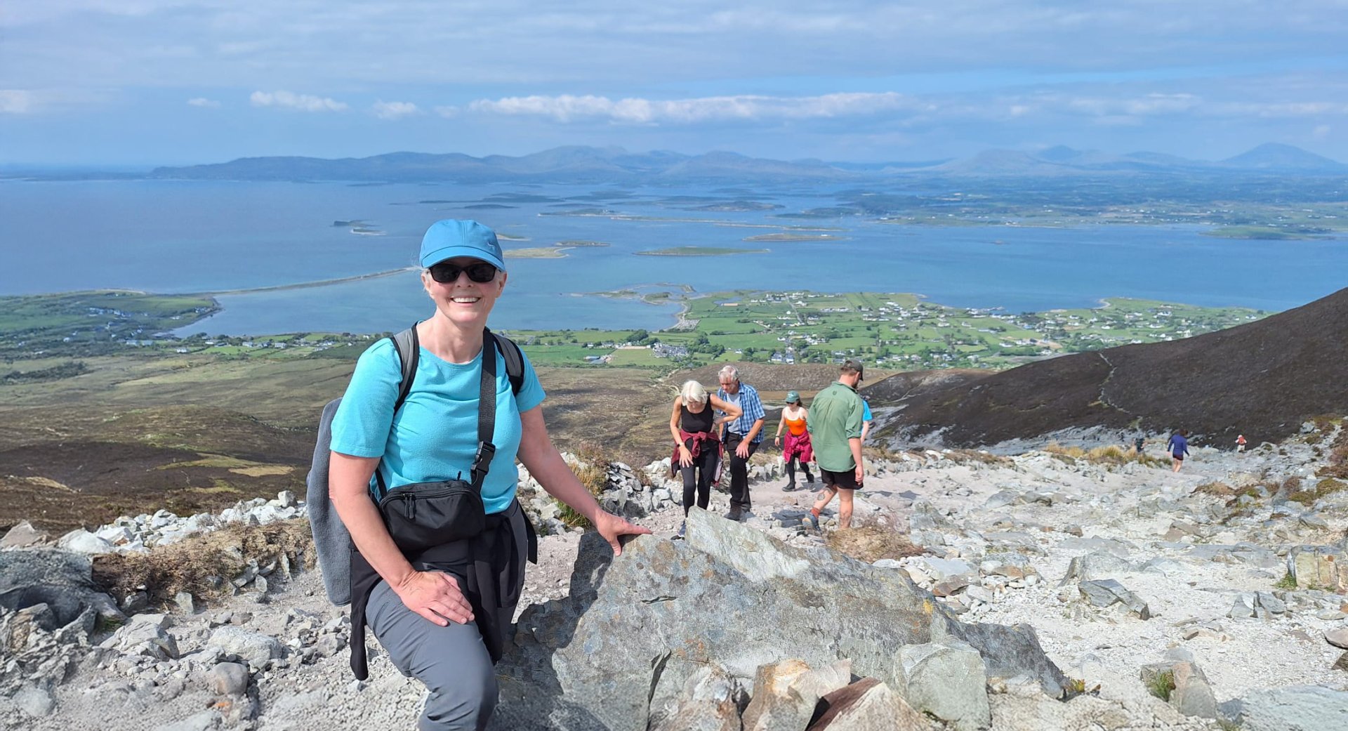 Hiking on croagh patrick