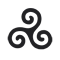 Celtic spiral icon