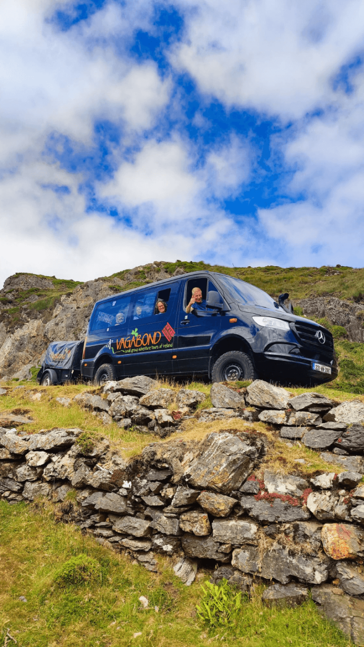 The vagabond vehicle on the healy pass 