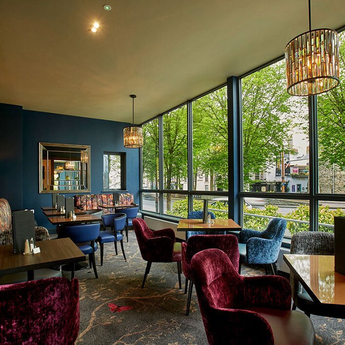Interior of lounge at Tower Hotel Waterford