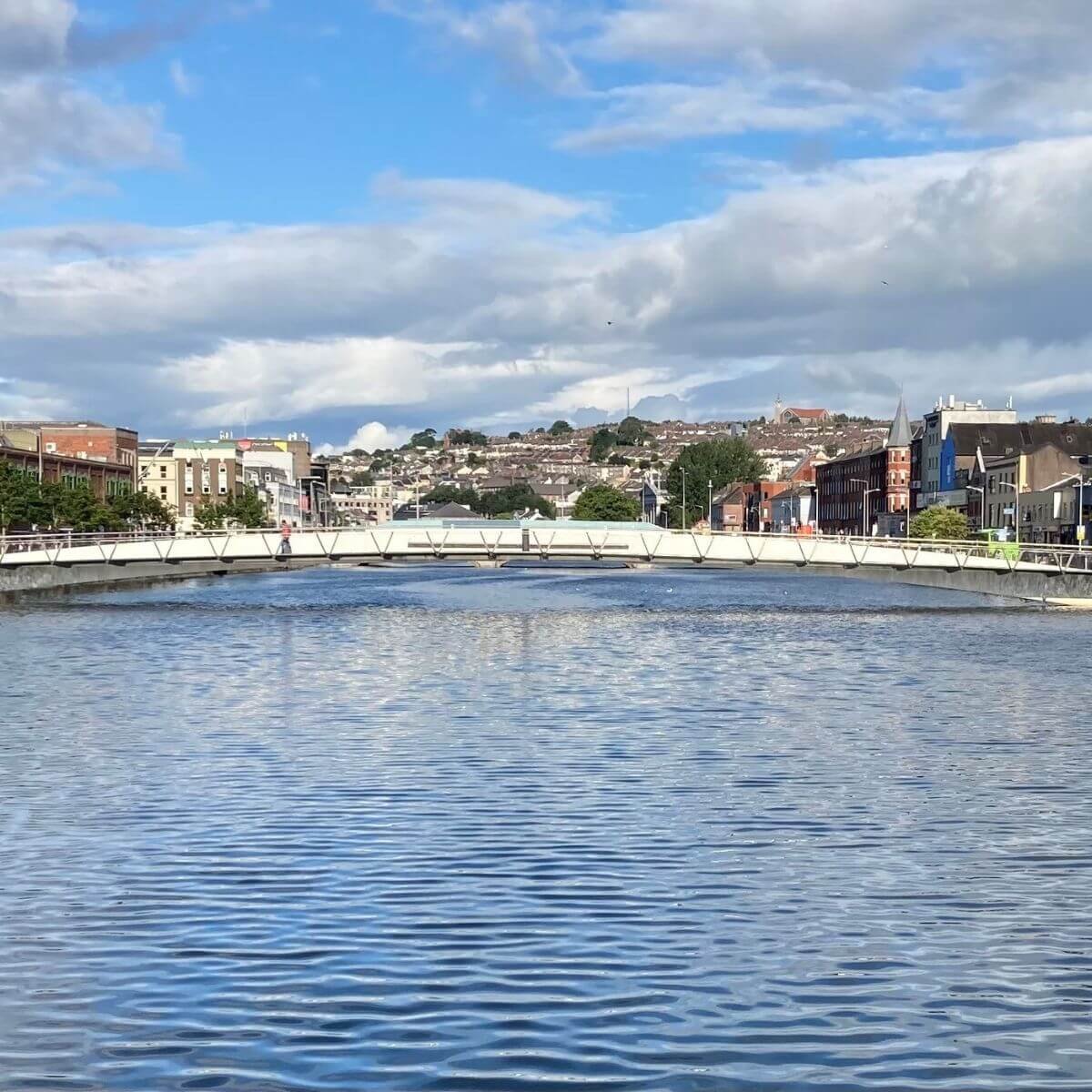 The river lee in cork city