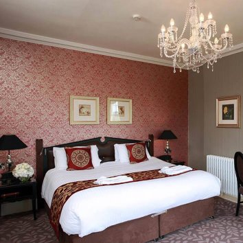 Hotel room at Roe Park Resort in Northern Ireland