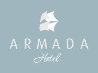 Light blue Armada Hotel website