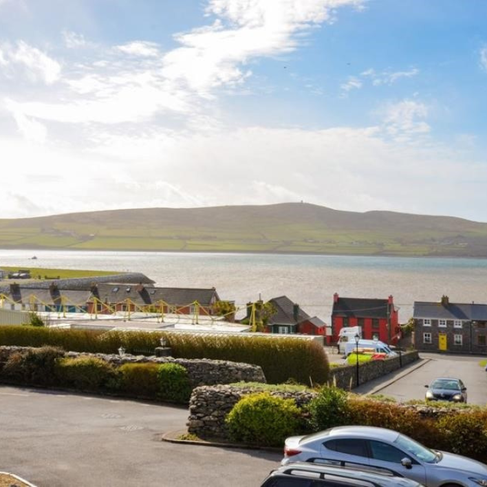 The view of dingle bay from the dingle habour lodge