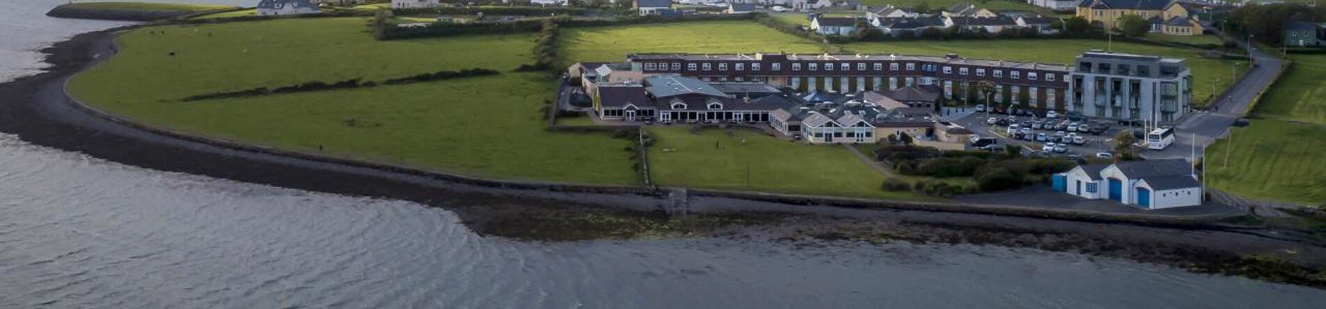 Aerial view of Dingle Skellig Hotel in Kerry, Ireland