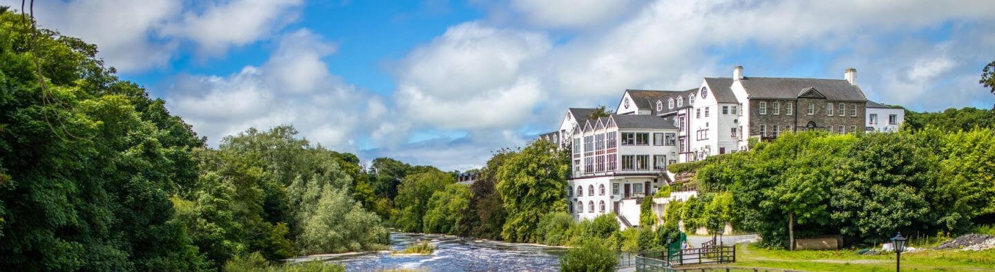 The Falls Hotel on the river in Ennistymon in Clare