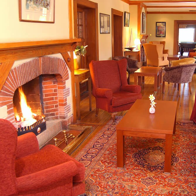 Long lounge in Renvyle House