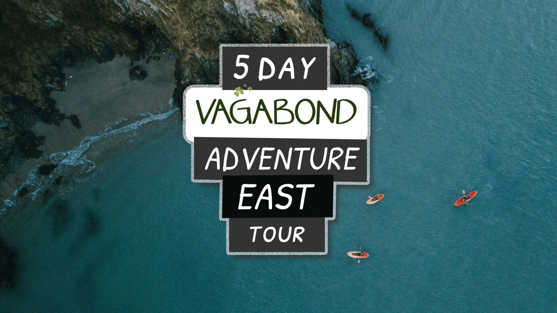 three kayaking on the hook peninsula with a 5 day adventure east sticker