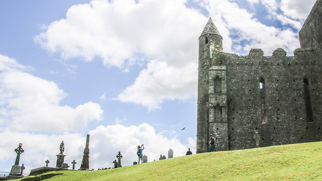 Rock of Cashel in Tipperary, where we lead many Ireland tours
