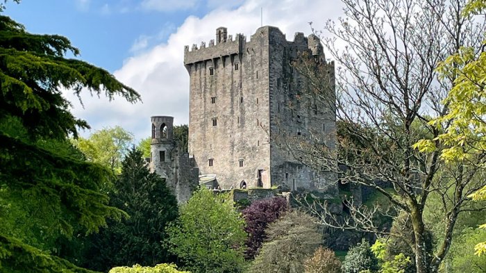 Blarney Castle is one of the most well-known castles in Ireland 
