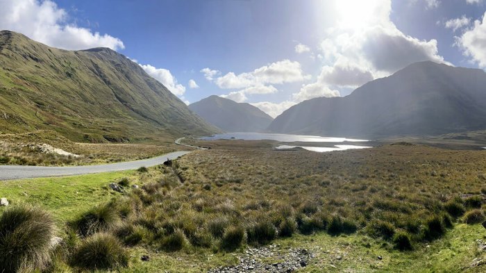Driving through the Doolough Valley, Co. Mayo