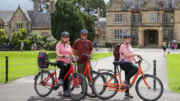 Smiles all-round cycling through Killarney National Park