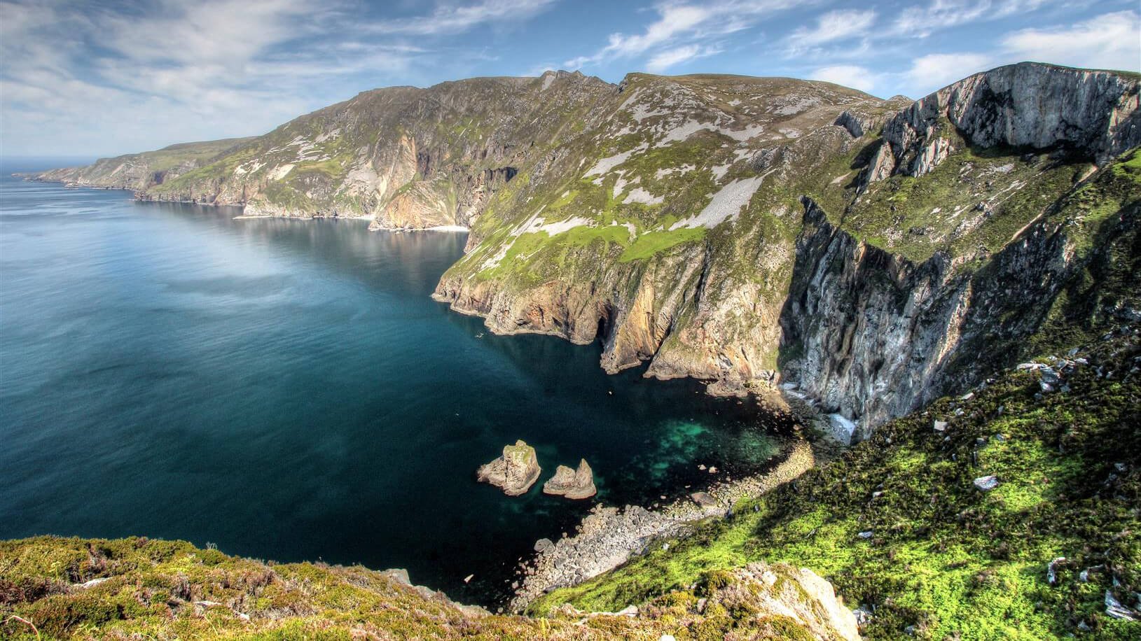 Slieve League sea cliffs in Donegal