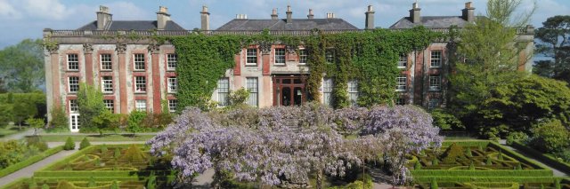 Scenic gardens of Bantry House in Cork, Ireland