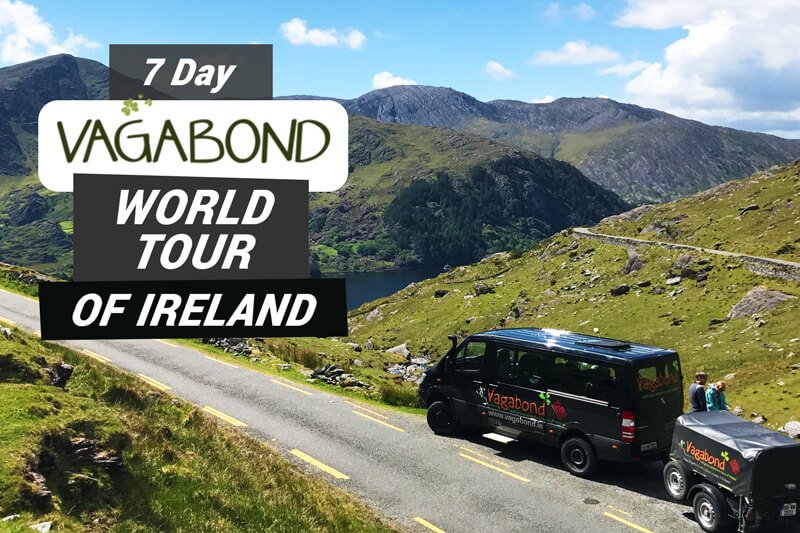 7 Day Vagabond World Tour of Ireland with picture of tour vehicle in Ireland