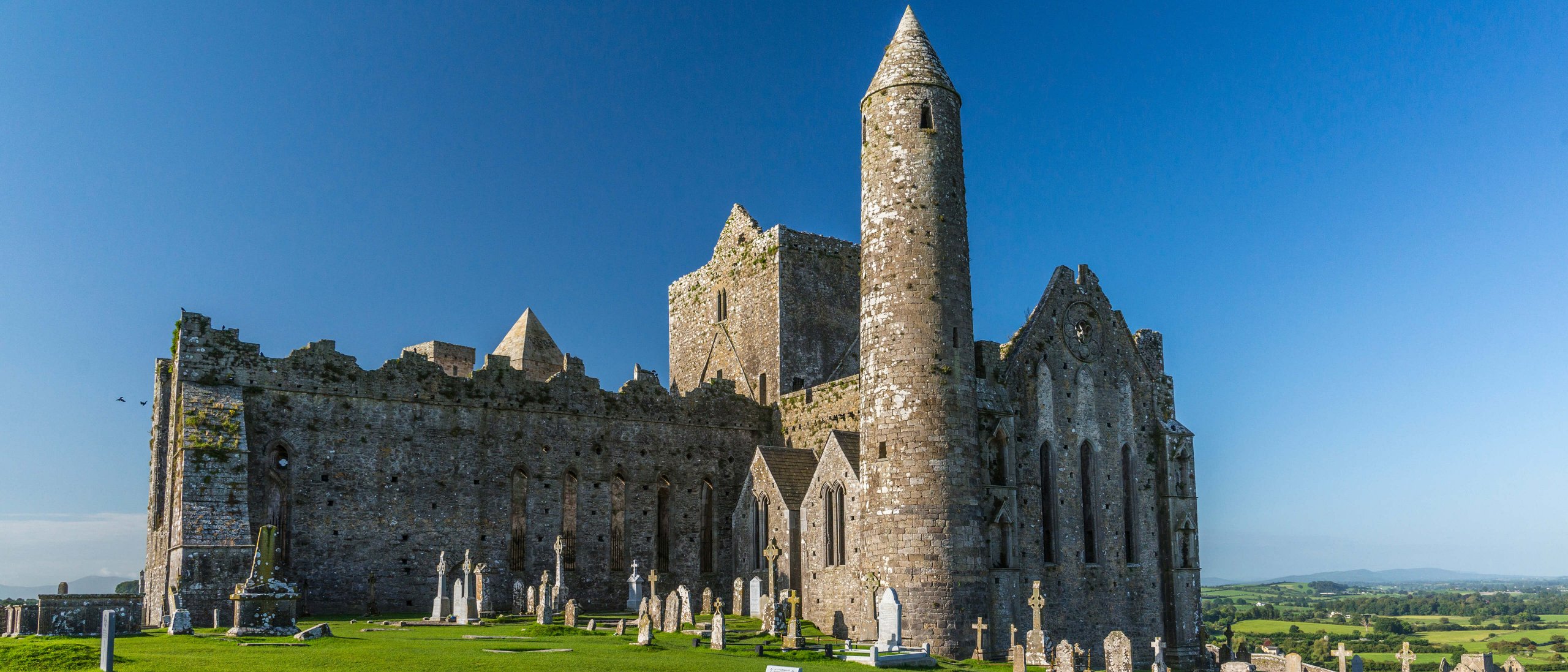 The exterior of the Rock of  Cashel