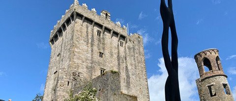 Blarney Castle tower a destination on a Vagabond 7 Day tour of Ireland