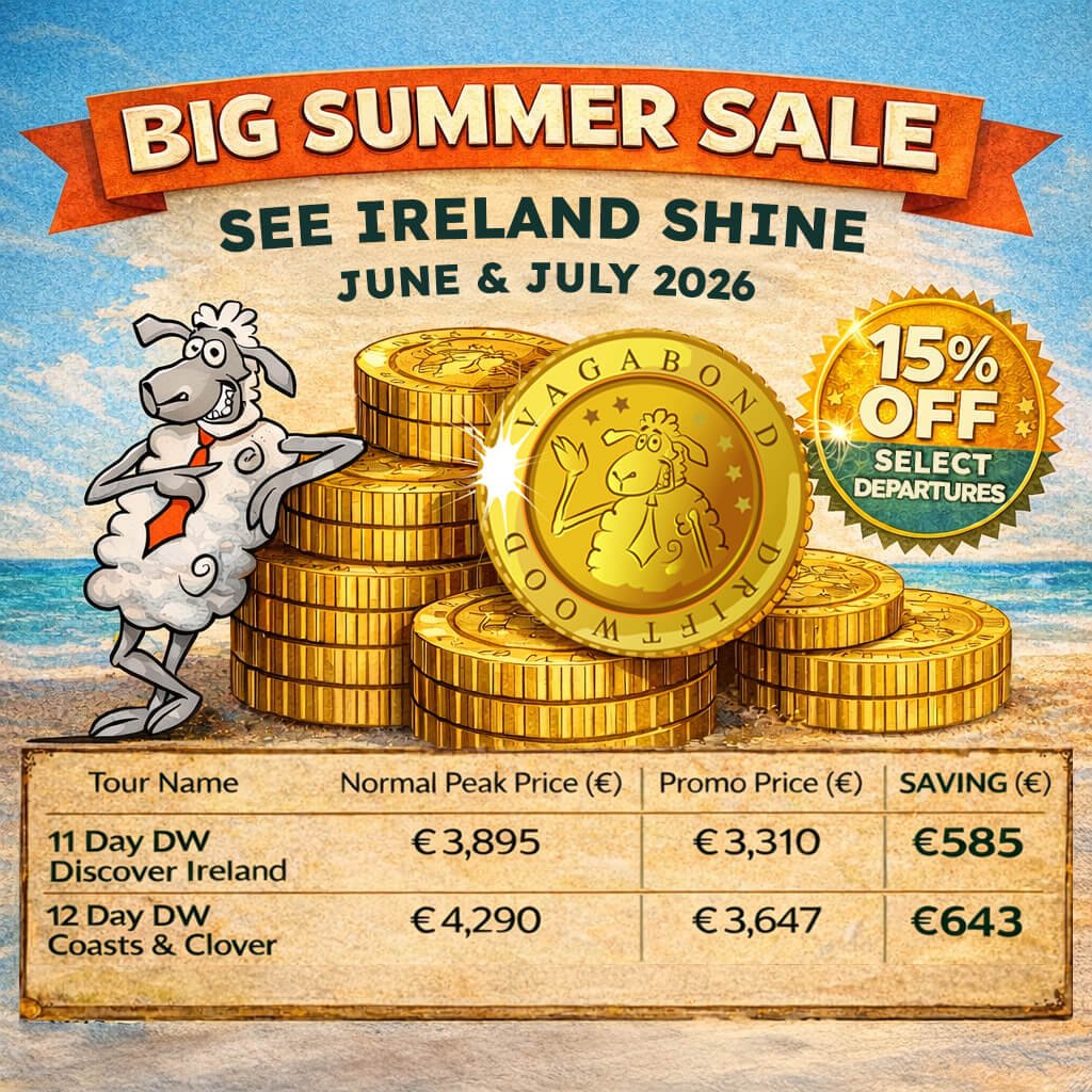Big Summer Sale graphic with discounted tours in June & July dates