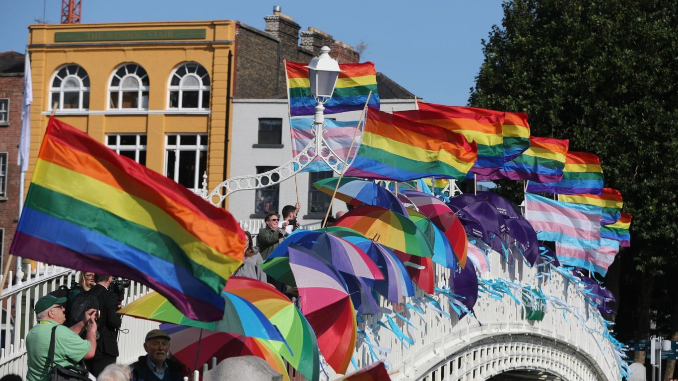 gay pride festival in dublin, ireland