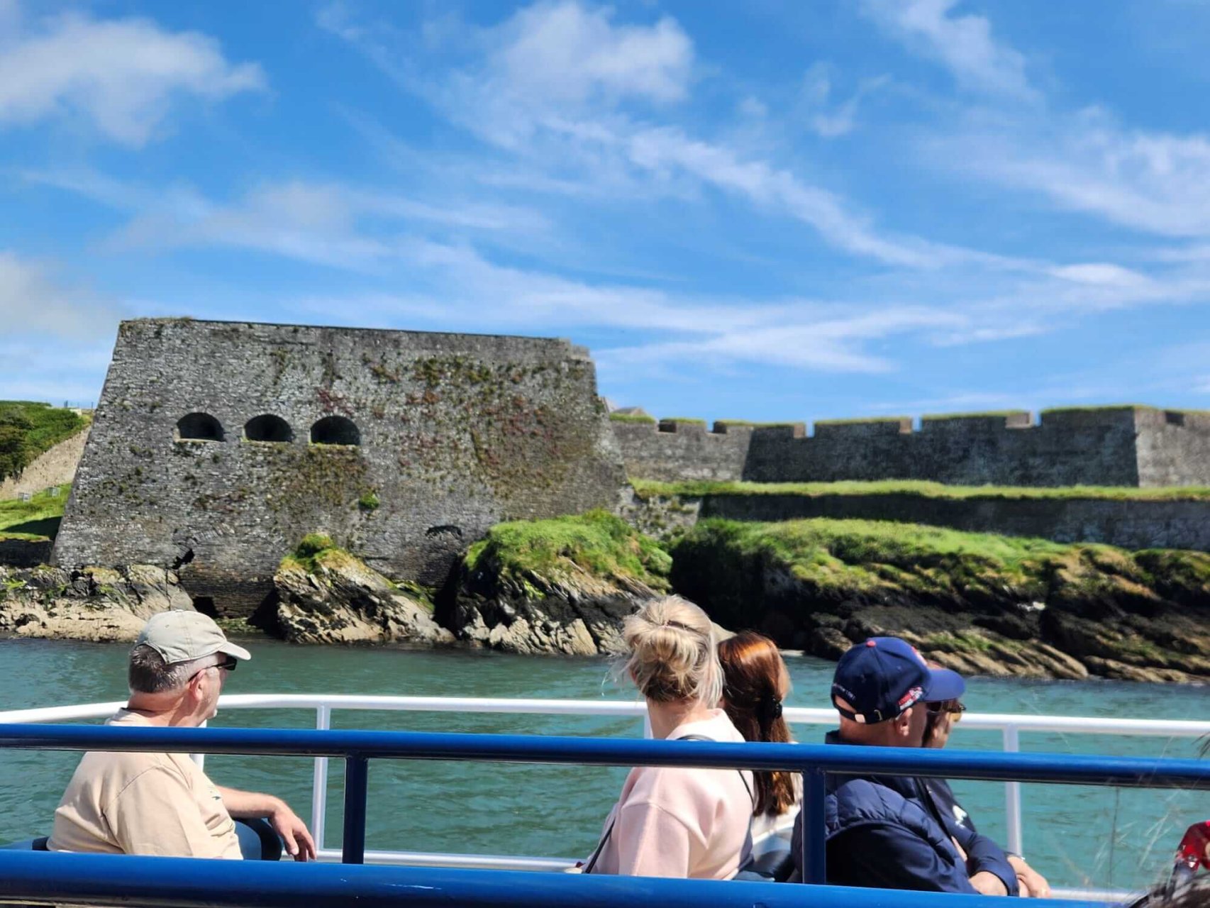 Guests enjoying their Kinsale boat trip