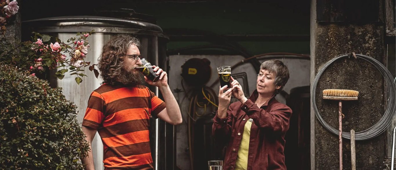 West Kerry Brewers drinking beer in Ireland