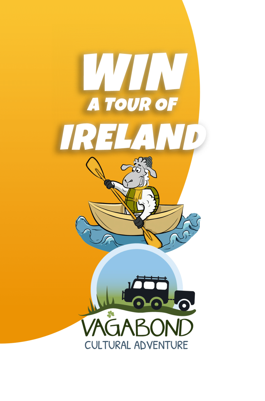 win a tour of ireland graphic