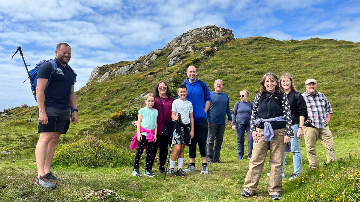 Group making memories on active tours in Ireland