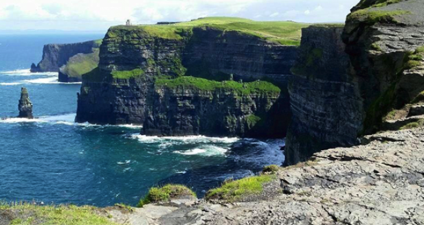 the cliffs of moher and the burren