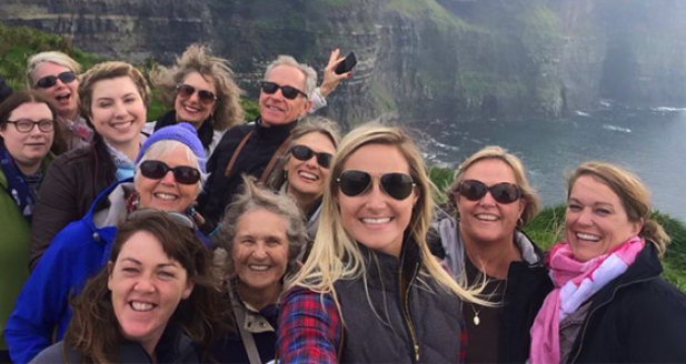 Selfie at the Cliffs of Moher