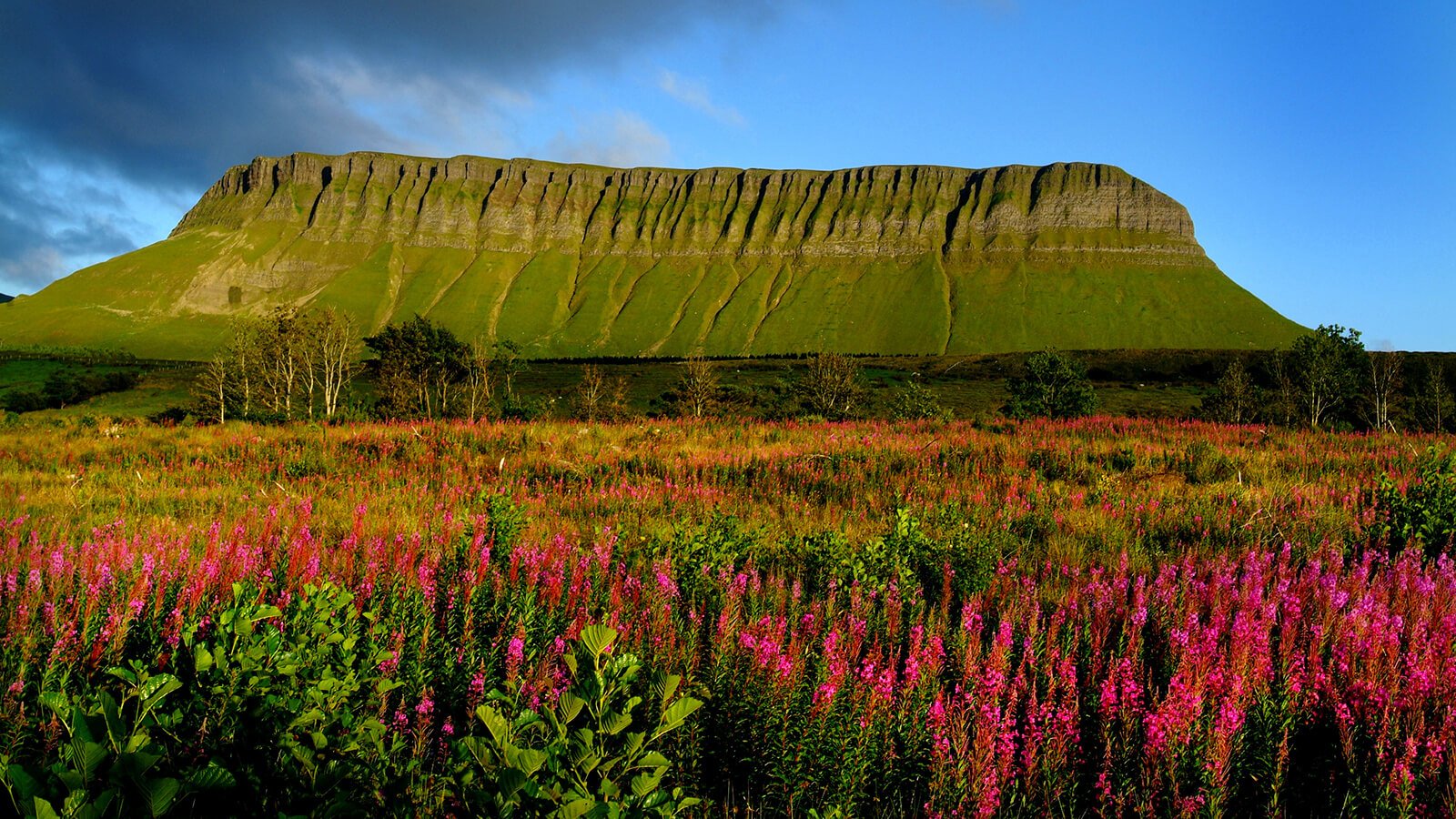 Ben Bulben mountain in Sligo in Ireland