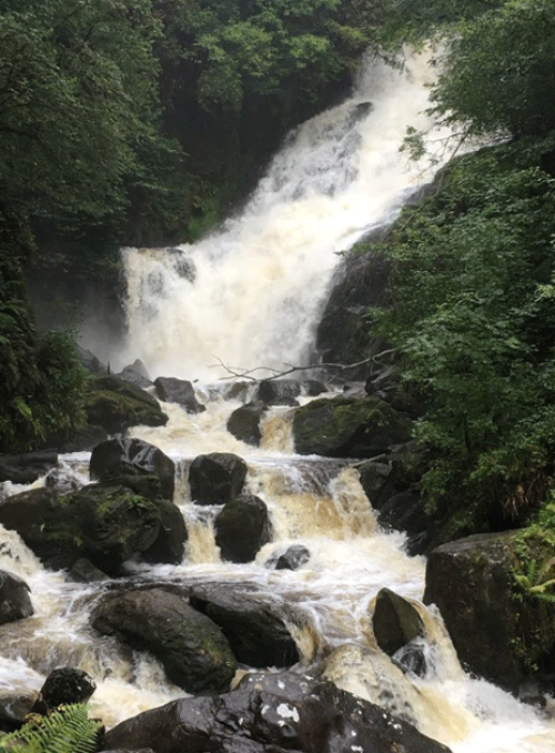 The Torc Waterfall in Killarney National Park