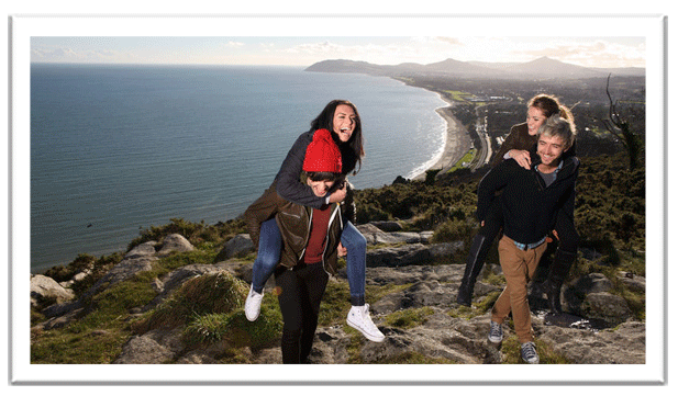 killiney hill _ dart coastal train dublin