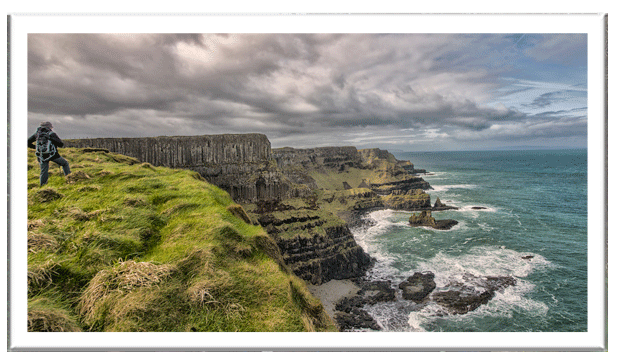 Hiking along the Antrim Coastline